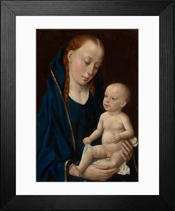 Framed Print : Madonna and Child, c. 1465. Creator: Dieric Bouts Framed Print : Madonna and Child, c. 1465. Creator: Dieric Bouts