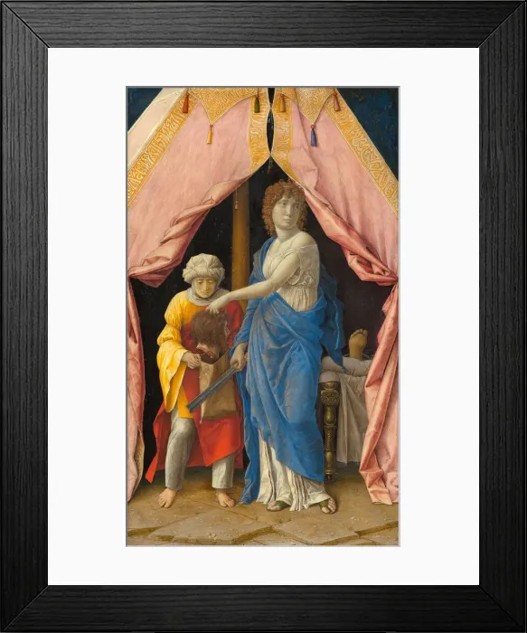 Framed Print : Judith with the Head of Holofernes, c. 1495 / 1500. Creators: Andrea Mantegna Framed Print : Judith with the Head of Holofernes, c. 1495 / 1500. Creators: Andrea Mantegna