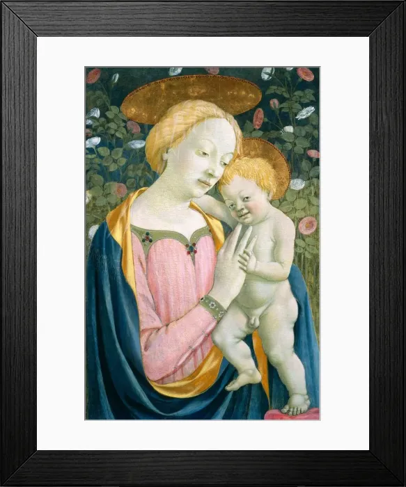 Framed Print : Madonna and Child, c. 1445 / 1450. Creator: Domenico Veneziano Framed Print : Madonna and Child, c. 1445 / 1450. Creator: Domenico Veneziano