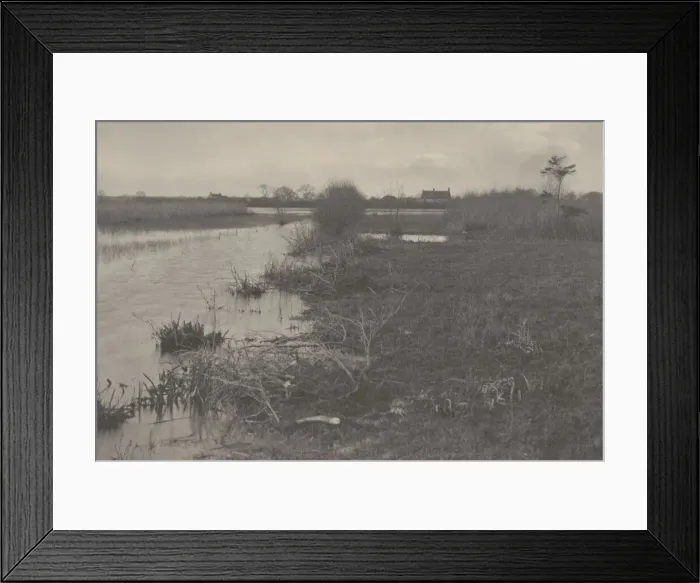 Framed Print : An Autumn Morning, 1886. Creators: Dr Peter Henry Emerson, Thomas Frederick Goodall Framed Print : An Autumn Morning, 1886. Creators: Dr Peter Henry Emerson, Thomas Frederick Goodall
