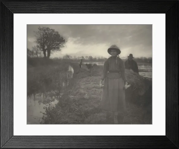 Framed Print : Poling the Marsh Hay, 1886. Creators: Dr Peter Henry Emerson, Thomas Frederick Goodall Framed Print : Poling the Marsh Hay, 1886. Creators: Dr Peter Henry Emerson, Thomas Frederick Goodall