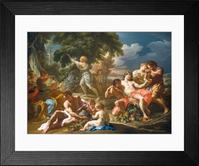 Framed Print : Autumn, c. 1740 / 1750. Creator: Corrado Giaquinto Framed Print : Autumn, c. 1740 / 1750. Creator: Corrado Giaquinto