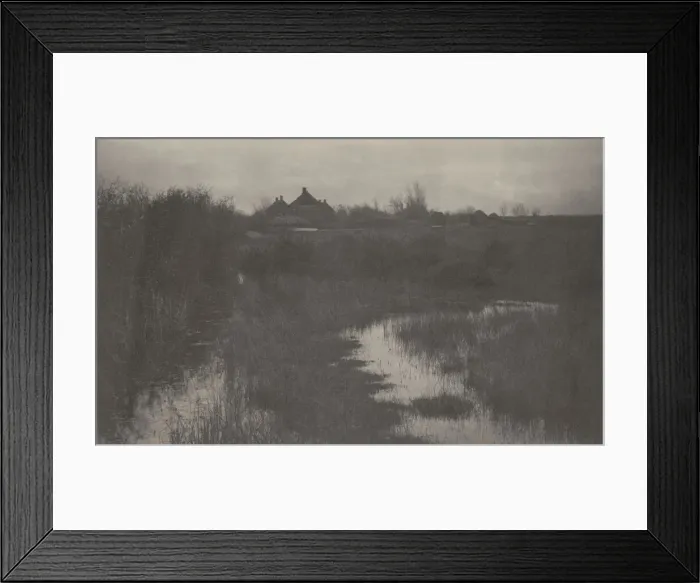 Framed Print : The Fringe of the Marsh, 1886. Creators: Dr Peter Henry Emerson, Thomas Frederick Goodall Framed Print : The Fringe of the Marsh, 1886. Creators: Dr Peter Henry Emerson, Thomas Frederick Goodall