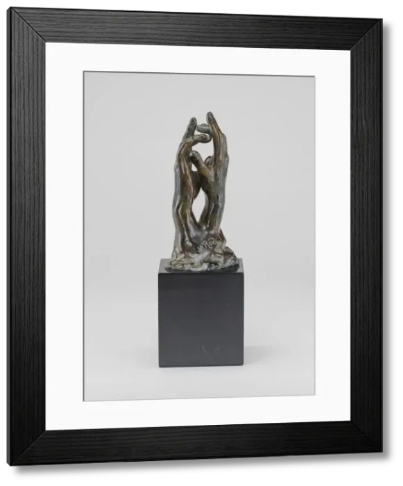 Framed Print : Study for The Secret, n. d Creator: Auguste Rodin Framed Print : Study for The Secret, n. d Creator: Auguste Rodin