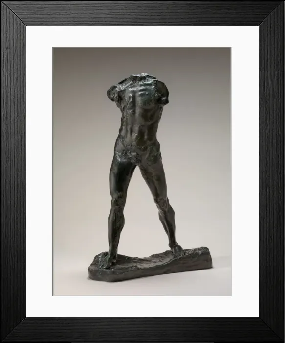 Framed Print : The Walking Man (L Homme qui marche), model 1878-1900, cast probably 1903 Framed Print : The Walking Man (L Homme qui marche), model 1878-1900, cast probably 1903