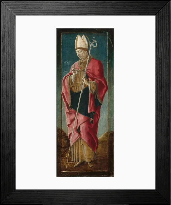 Framed Print : Saint Louis of Toulouse, c. 1470 / 1480. Creator: CosmeTura Framed Print : Saint Louis of Toulouse, c. 1470 / 1480. Creator: CosmeTura