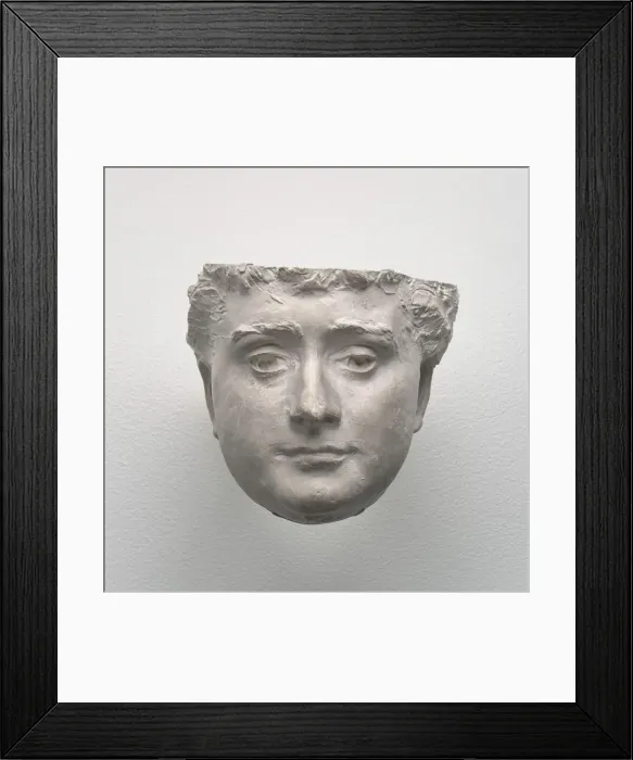 Framed Print : Mask of Katherine Seney Simpson (Mrs. John W. Simpson), 1902. Creator: Auguste Rodin Framed Print : Mask of Katherine Seney Simpson (Mrs. John W. Simpson), 1902. Creator: Auguste Rodin