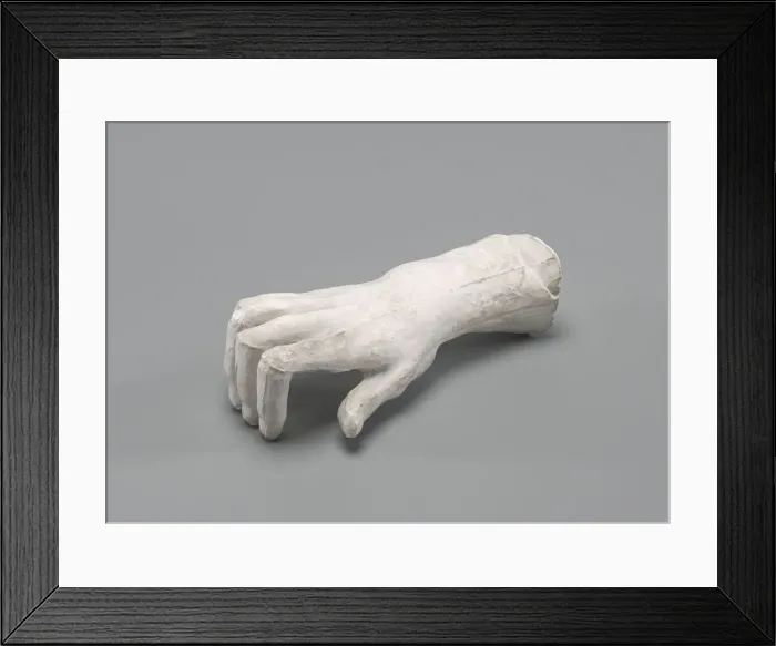 Framed Print : Right Hand, possibly 1880. Creator: Auguste Rodin Framed Print : Right Hand, possibly 1880. Creator: Auguste Rodin