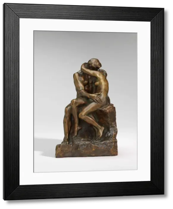 Framed Print : The Kiss (Le Baiser), model 1880-1887, cast c. 1898 / 1902. Creator: Auguste Rodin Framed Print : The Kiss (Le Baiser), model 1880-1887, cast c. 1898 / 1902. Creator: Auguste Rodin