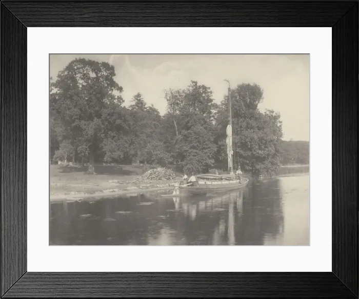 Framed Print : The River Bure at Coltishall, 1886. Creator: Dr Peter Henry Emerson Framed Print : The River Bure at Coltishall, 1886. Creator: Dr Peter Henry Emerson