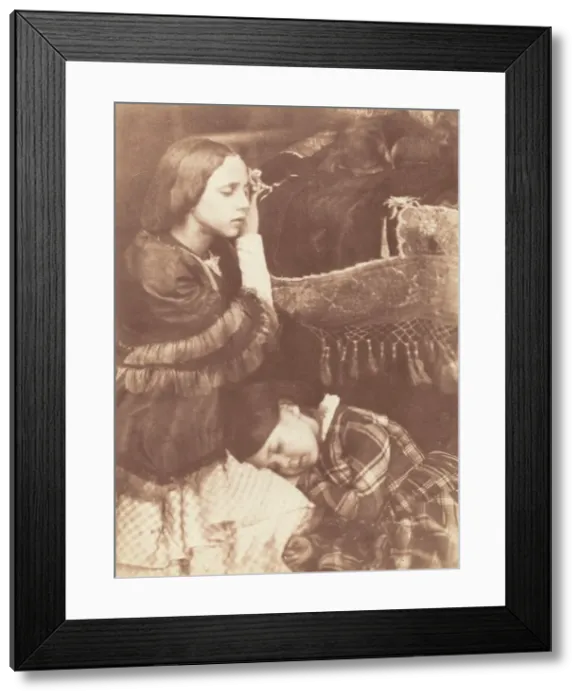 Framed Print : The Three Sleepers: Sophia Finlay, Harriet Farnie and Brownie, c. 1845 Framed Print : The Three Sleepers: Sophia Finlay, Harriet Farnie and Brownie, c. 1845