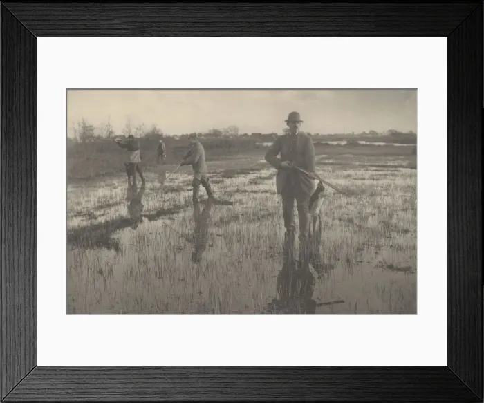 Framed Print : Snipe-Shooting, 1886. Creators: Dr Peter Henry Emerson, Thomas Frederick Goodall Framed Print : Snipe-Shooting, 1886. Creators: Dr Peter Henry Emerson, Thomas Frederick Goodall