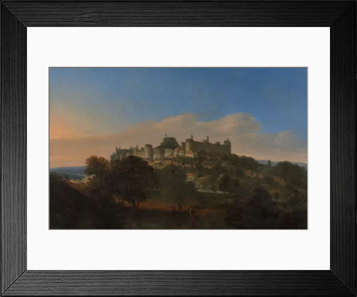 Framed Print : Windsor Castle from the South, after 1681. Creator: Unknown Framed Print : Windsor Castle from the South, after 1681. Creator: Unknown
