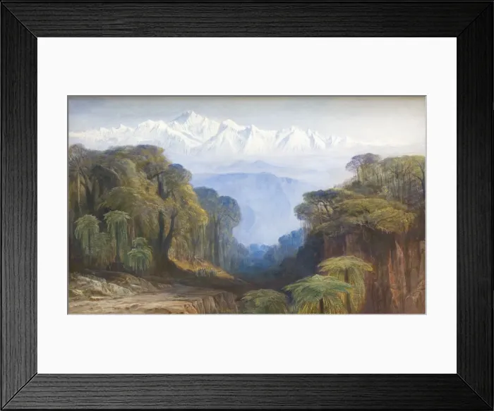Framed Print : Kinchinjunga, 1877. Creator: Edward Lear Framed Print : Kinchinjunga, 1877. Creator: Edward Lear