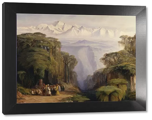 Kangchenjun from Darjeeling, India, 1879. Creator: Edward Lear