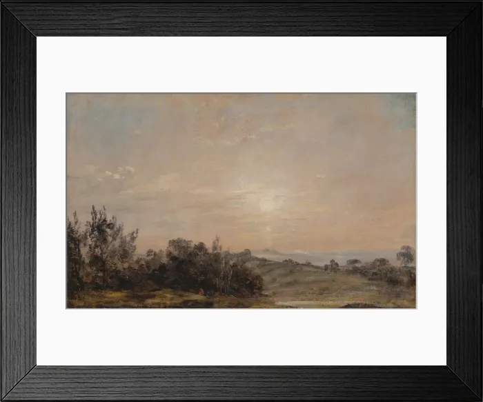 Framed Print : Hampstead Heath looking towards Harrow, 1821 to 1822. Creator: John Constable