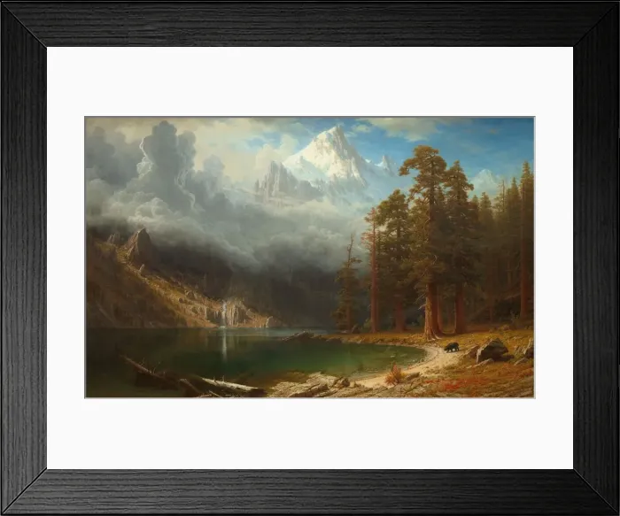 Framed Print : Mount Corcoran, c. 1876-1877. Creator: Albert Bierstadt Framed Print : Mount Corcoran, c. 1876-1877. Creator: Albert Bierstadt