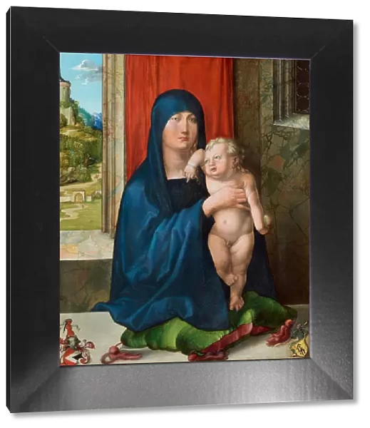 Madonna and Child [obverse], c. 1496 / 1499. Creator: Albrecht Durer