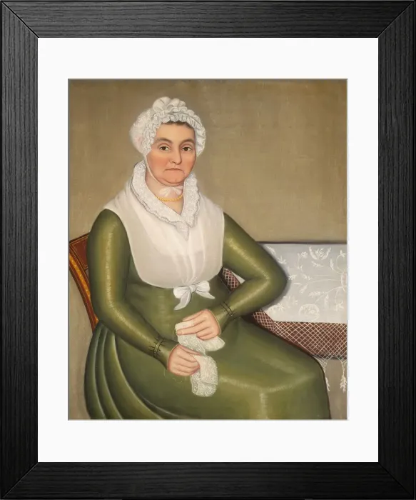 Framed Print : Alsa Slade, 1816. Creator: Ammi Phillips Framed Print : Alsa Slade, 1816. Creator: Ammi Phillips