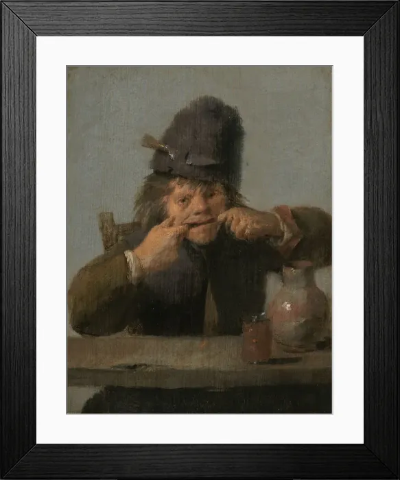 Framed Print : Youth Making a Face, c. 1632 / 1635. Creator: Adriaen Brouwer Framed Print : Youth Making a Face, c. 1632 / 1635. Creator: Adriaen Brouwer