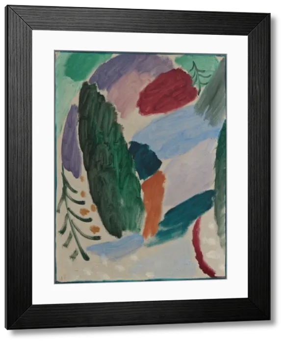Framed Print : Frosty Day, 1915. Creator: Alexei Jawlensky Framed Print : Frosty Day, 1915. Creator: Alexei Jawlensky