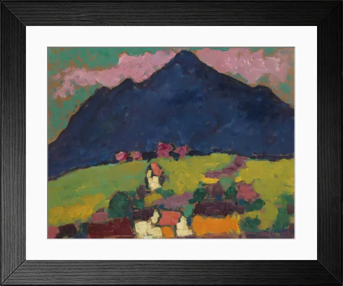 Framed Print : Murnau, 1910. Creator: Alexei Jawlensky Framed Print : Murnau, 1910. Creator: Alexei Jawlensky