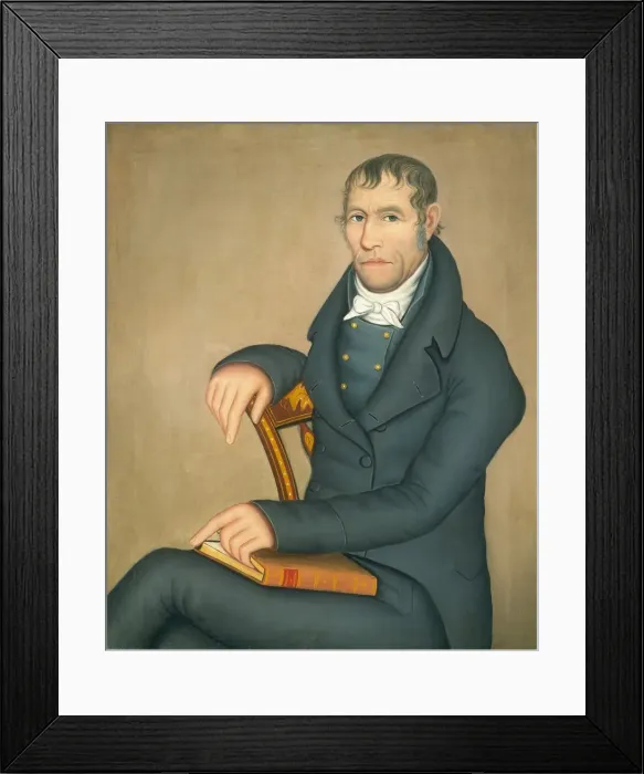 Framed Print : Joseph Slade, 1816. Creator: Ammi Phillips Framed Print : Joseph Slade, 1816. Creator: Ammi Phillips