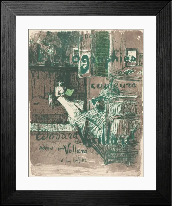 Framed Print : Cover for the Album Paysages et interieurs, 1899 Framed Print : Cover for the Album Paysages et interieurs, 1899