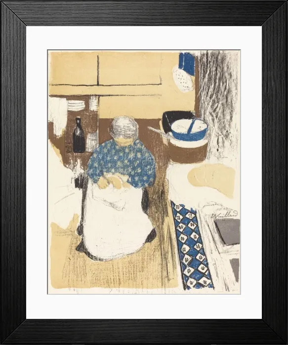 Framed Print : The Cook (La cuisiniere), 1899. Creator: Edouard Vuillard Framed Print : The Cook (La cuisiniere), 1899. Creator: Edouard Vuillard