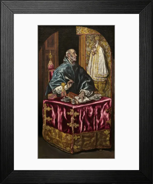 Framed Print : Saint Ildefonso, c. 1603 / 1614. Creator: El Greco Framed Print : Saint Ildefonso, c. 1603 / 1614. Creator: El Greco