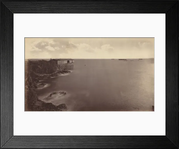 Framed Print : Acajutla, 1877. Creator: Eadweard J Muybridge Framed Print : Acajutla, 1877. Creator: Eadweard J Muybridge