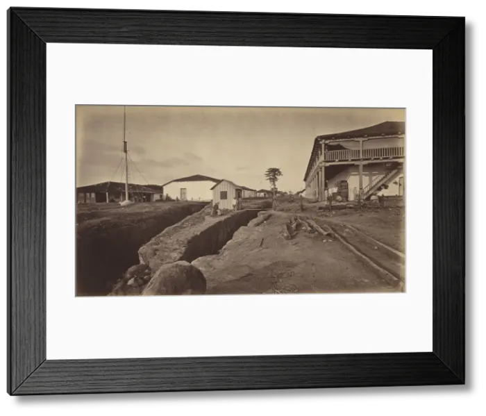 Framed Print : Acajutla, 1877. Creator: Eadweard J Muybridge Framed Print : Acajutla, 1877. Creator: Eadweard J Muybridge
