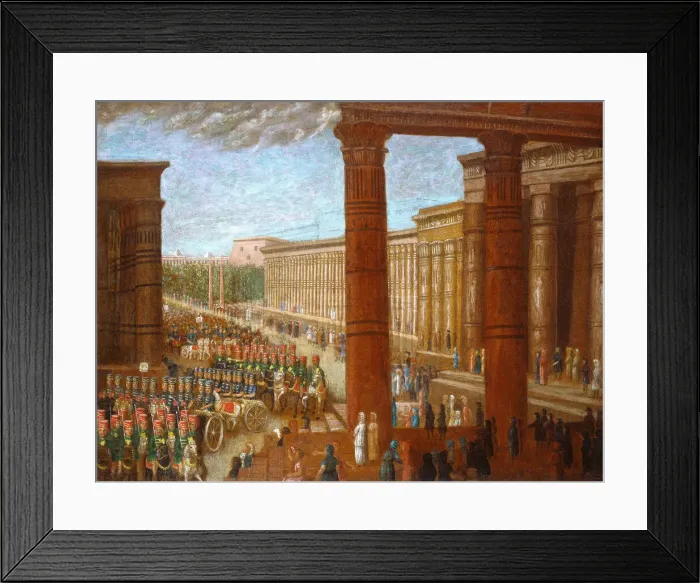 Framed Print : Pharaohs Army Marching, c. 1865 / 1880. Creator: Erastus Salisbury Field Framed Print : Pharaohs Army Marching, c. 1865 / 1880. Creator: Erastus Salisbury Field