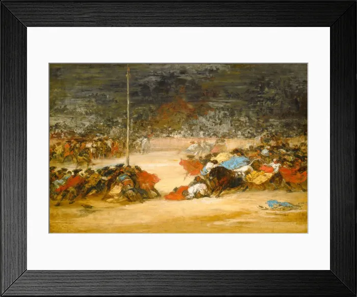 Framed Print : The Bullfight, c. 1890 / 1900. Creator: Eugenio Lucas Villamil Framed Print : The Bullfight, c. 1890 / 1900. Creator: Eugenio Lucas Villamil