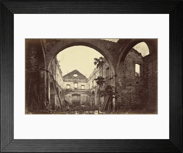 Framed Print : Ruins of the Church of Santo Domingo-Panama, 1875, published 1877