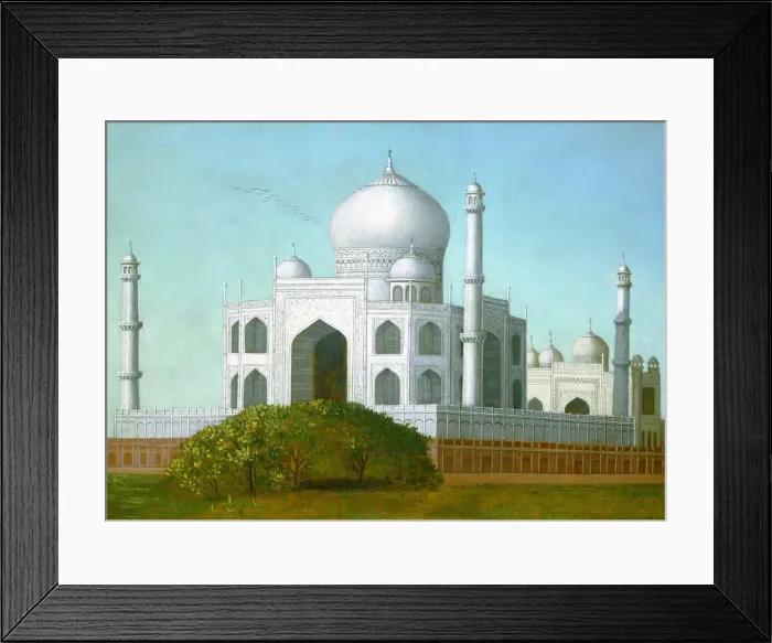 Framed Print : The Taj Mahal, c. 1860 / 1880. Creator: Erastus Salisbury Field Framed Print : The Taj Mahal, c. 1860 / 1880. Creator: Erastus Salisbury Field