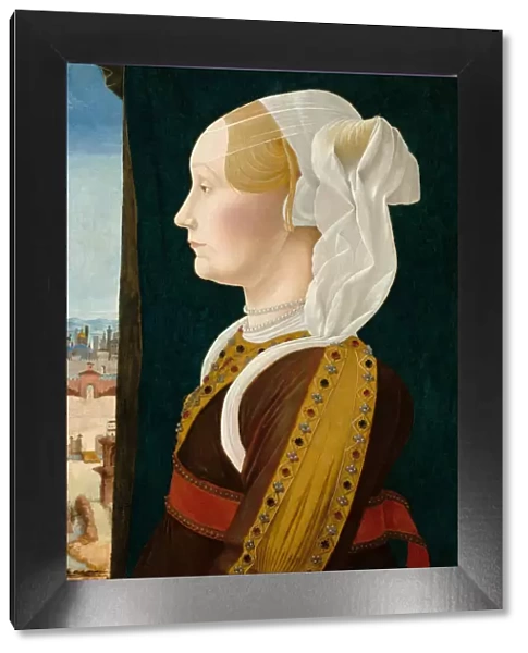 Ginevra Bentivoglio, c. 1474  /  1477. Creator: Ercole de Roberti