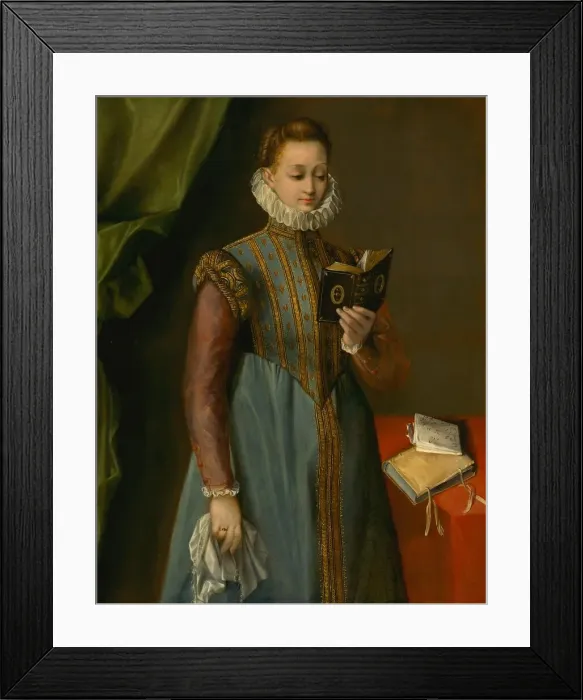 Framed Print : Quintilia Fischieri, probably c. 1600. Creator: Federico Barocci Framed Print : Quintilia Fischieri, probably c. 1600. Creator: Federico Barocci