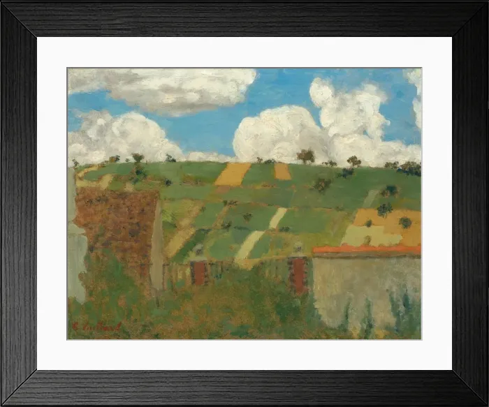 Framed Print : Landscape of the Ile-de-France, c. 1894. Creator: Edouard Vuillard Framed Print : Landscape of the Ile-de-France, c. 1894. Creator: Edouard Vuillard