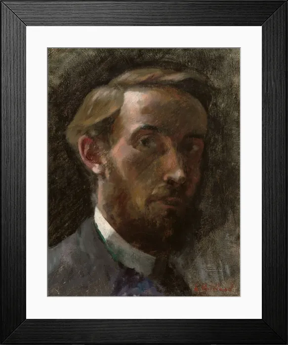 Framed Print : Self-Portrait, Aged 21, 1889. Creator: Edouard Vuillard Framed Print : Self-Portrait, Aged 21, 1889. Creator: Edouard Vuillard