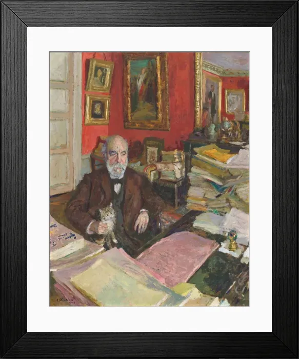 Framed Print : Theodore Duret, 1912. Creator: Edouard Vuillard Framed Print : Theodore Duret, 1912. Creator: Edouard Vuillard