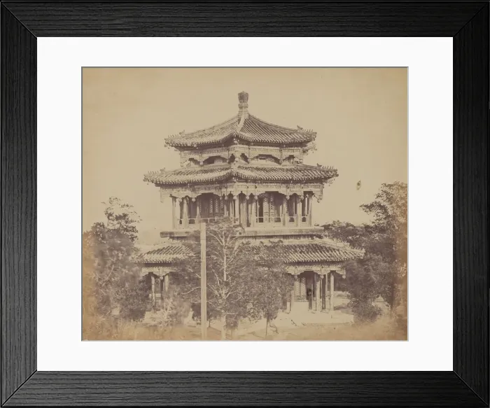 Framed Print : The Great Imperial Palace Yuen Min Yuen, Pekin, Before the Burning, October 18, 1860 Framed Print : The Great Imperial Palace Yuen Min Yuen, Pekin, Before the Burning, October 18, 1860