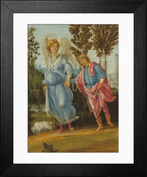 Framed Print : Tobias and the Angel, c. 1475 / 1480. Creator: Filippino Lippi Framed Print : Tobias and the Angel, c. 1475 / 1480. Creator: Filippino Lippi
