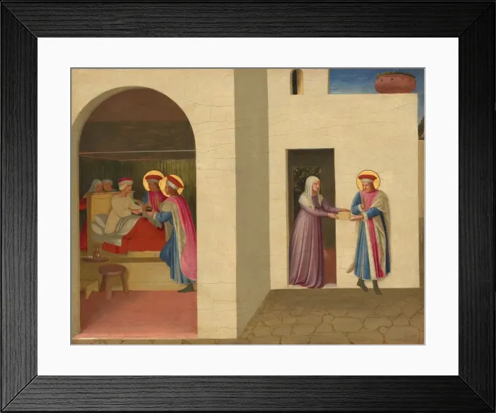 Framed Print : The Healing of Palladia by Saint Cosmas and Saint Damian, c. 1438 / 1440 Framed Print : The Healing of Palladia by Saint Cosmas and Saint Damian, c. 1438 / 1440