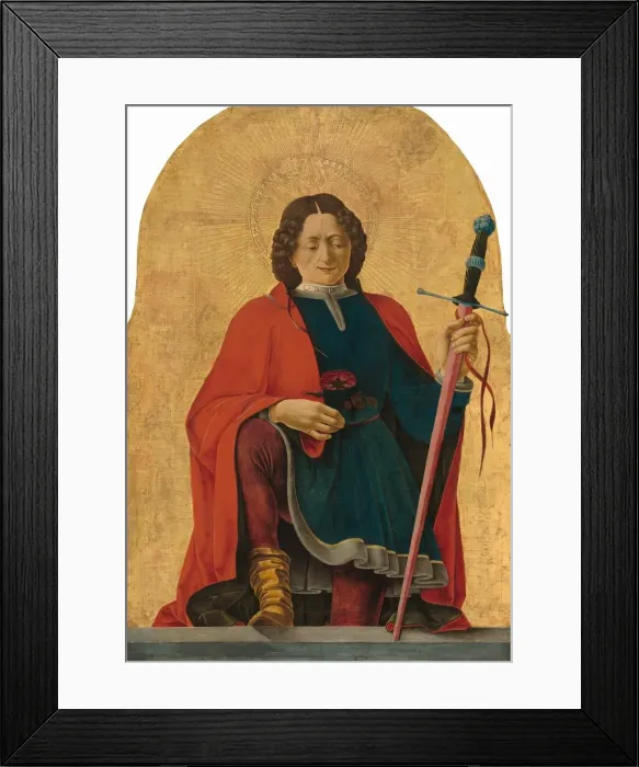 Framed Print : Saint Florian, c. 1473 / 1474. Creator: Francesco del Cossa Framed Print : Saint Florian, c. 1473 / 1474. Creator: Francesco del Cossa