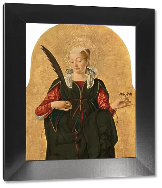 Saint Lucy, c. 1473  /  1474. Creator: Francesco del Cossa