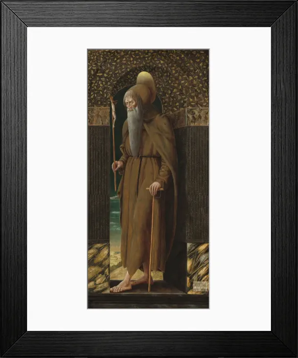 Framed Print : Saint Jerome, c. 1470 / 1475. Creator: Francesco Benaglio Framed Print : Saint Jerome, c. 1470 / 1475. Creator: Francesco Benaglio