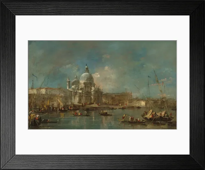 Framed Print : Santa Maria della Salute, c. 1770. Creator: Francesco Guardi Framed Print : Santa Maria della Salute, c. 1770. Creator: Francesco Guardi