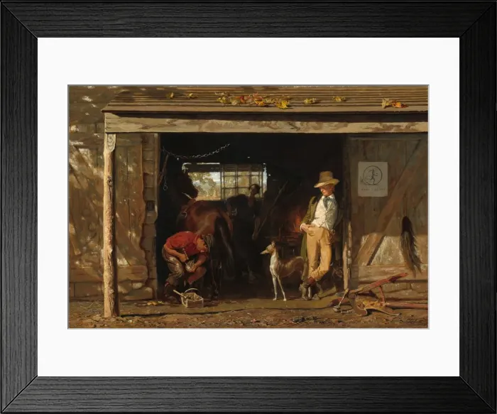 Framed Print : Leisure and Labor, 1858. Creator: Francis Blackwell Mayer Framed Print : Leisure and Labor, 1858. Creator: Francis Blackwell Mayer
