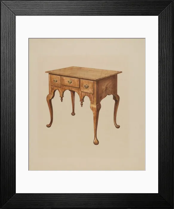 Framed Print : Lowboy, 1935 / 1942. Creator: Unknown Framed Print : Lowboy, 1935 / 1942. Creator: Unknown